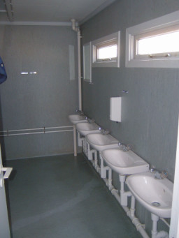 Sanitärcontainer Typ SC 25 Handwaschbecken